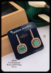 Rose Gold 183 AD Diamond Earrings
